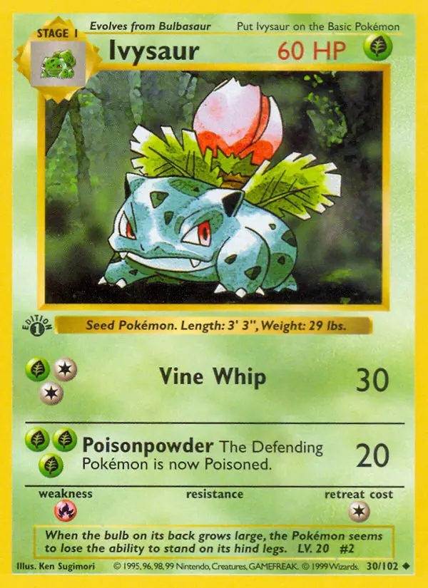 Image of the card Ivysaur