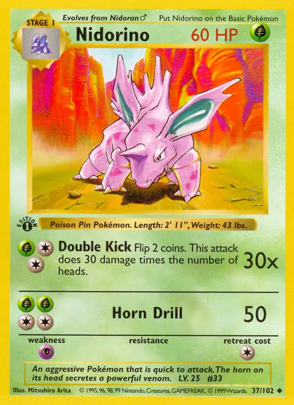 Image of the card Nidorino