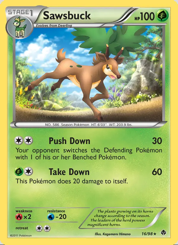 Image of the card Sawsbuck