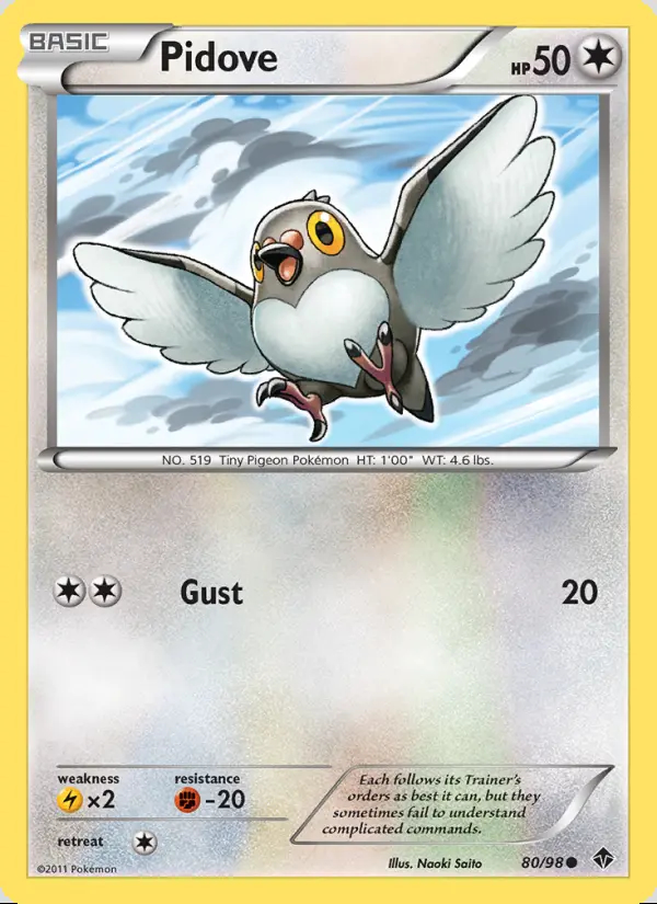 Image of the card Pidove
