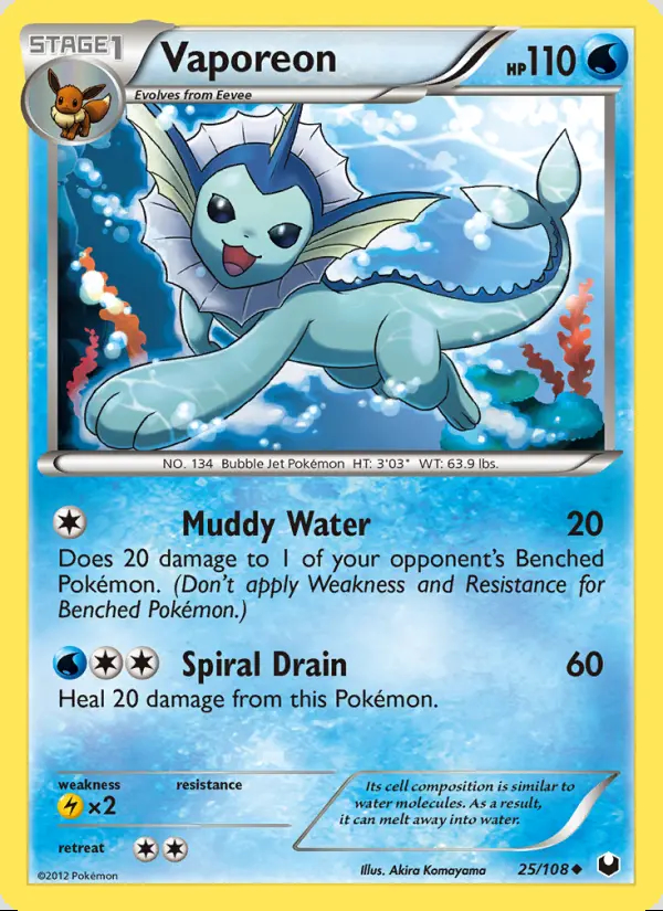 Image of the card Vaporeon