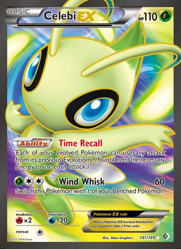 Image of the card Celebi-EX