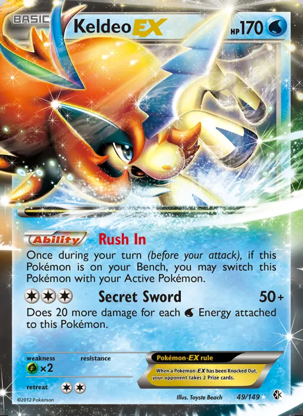 Image of the card Keldeo-EX
