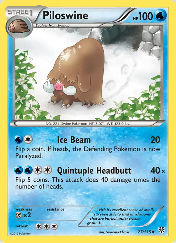 Image of the card Piloswine
