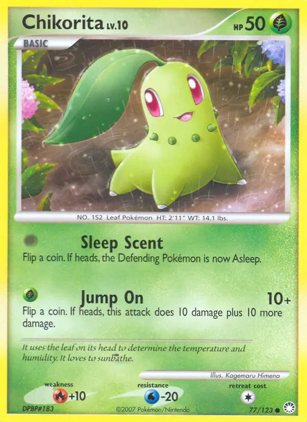 Image of the card Chikorita
