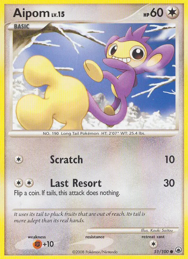 Image of the card Aipom