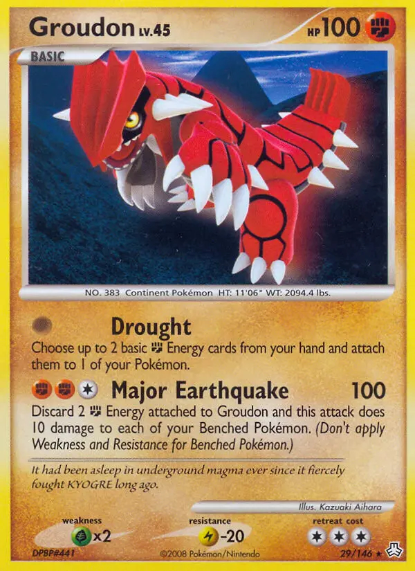 Image of the card Groudon