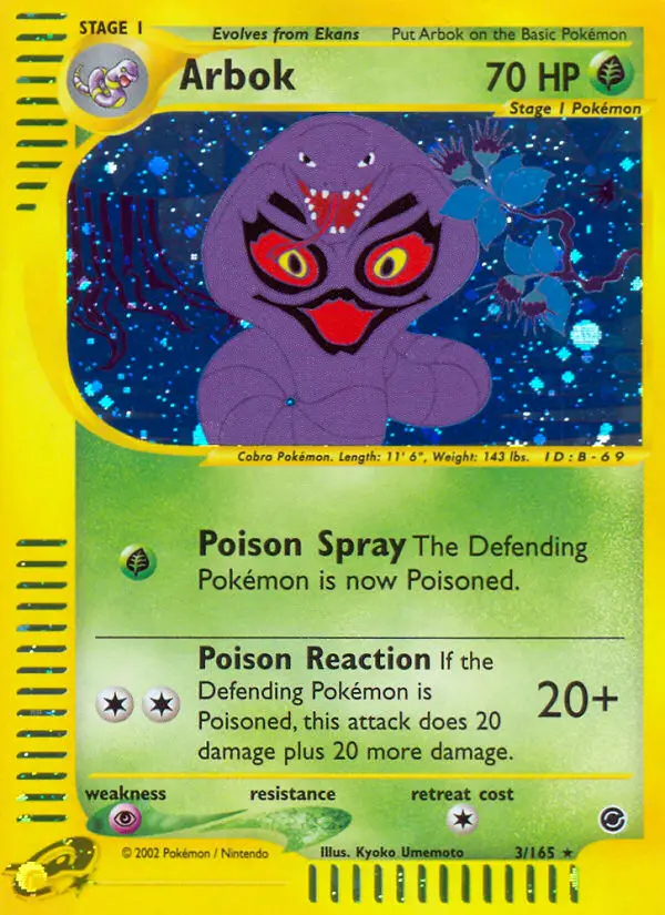 Image of the card Arbok