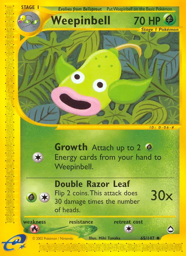 Image of the card Weepinbell