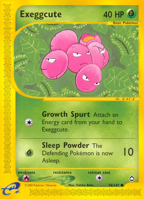 Image of the card Exeggcute