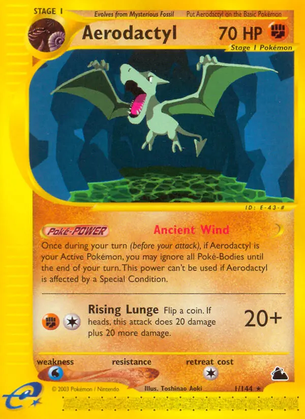 Image of the card Aerodactyl