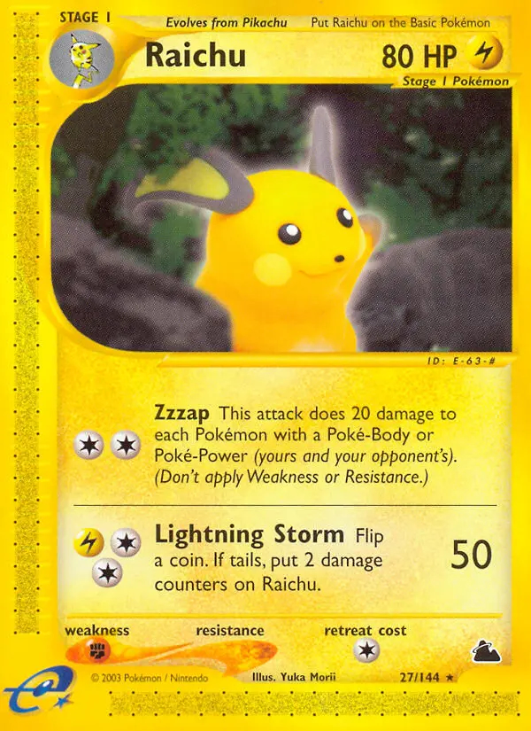 Image of the card Raichu