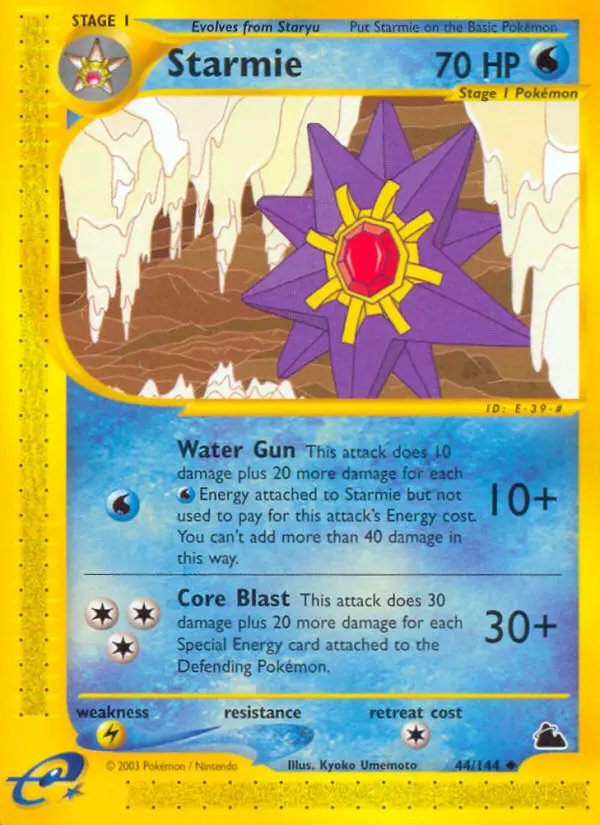 Image of the card Starmie