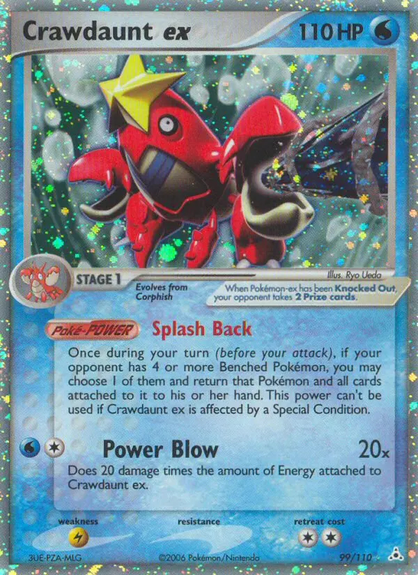 Image of the card Crawdaunt ex