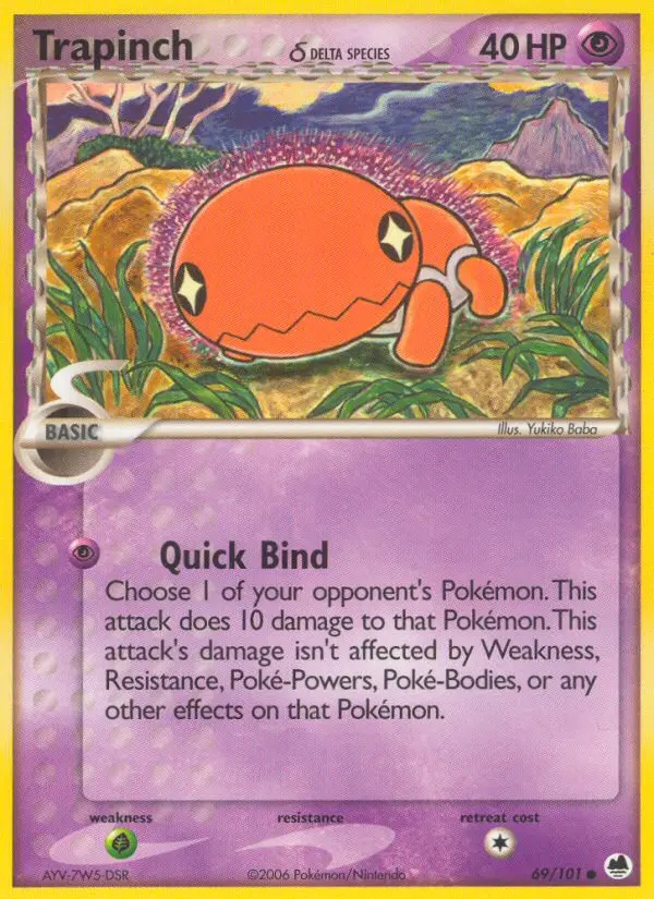 Image of the card Trapinch δ
