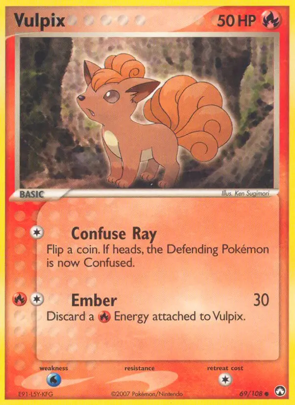 Image of the card Vulpix