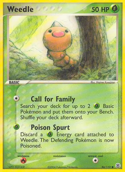 Image of the card Weedle