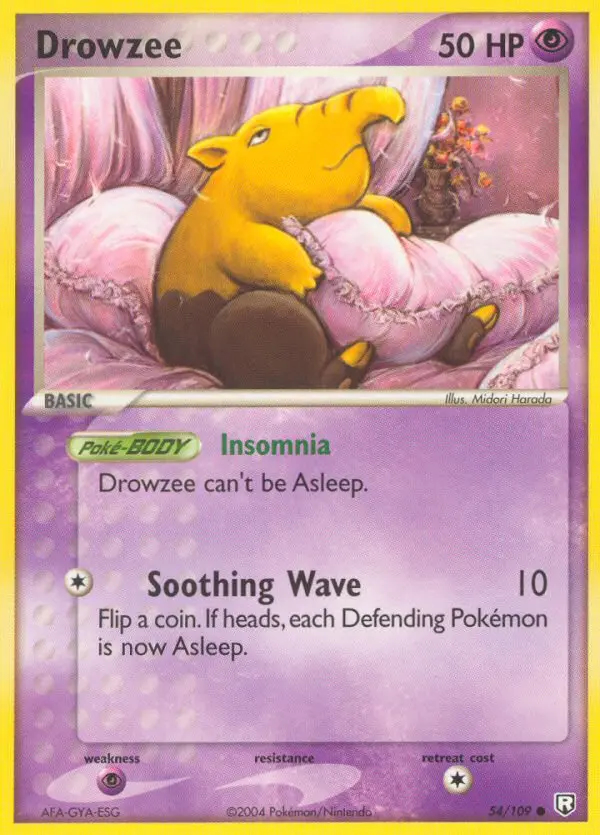 Image of the card Drowzee