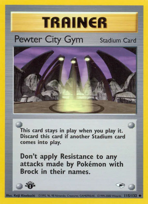 Image of the card Pewter City Gym