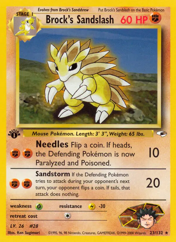 Image of the card Brock's Sandslash