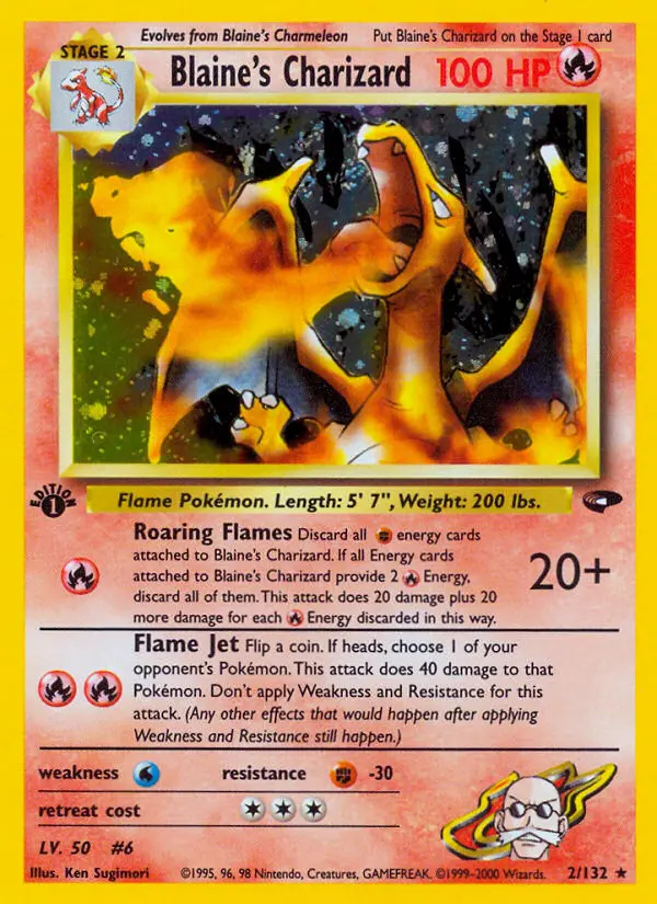 Image of the card Blaine's Charizard