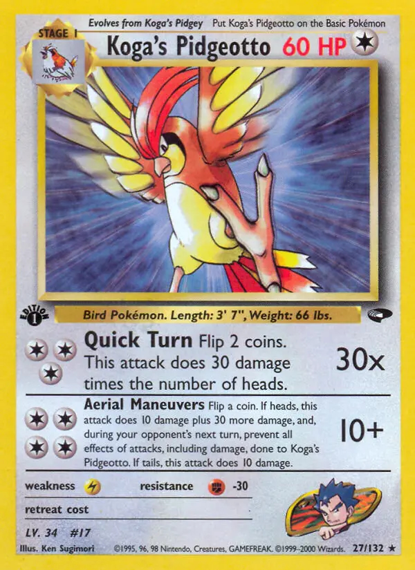 Image of the card Koga's Pidgeotto