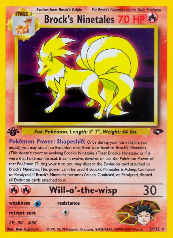 Image of the card Brock's Ninetales