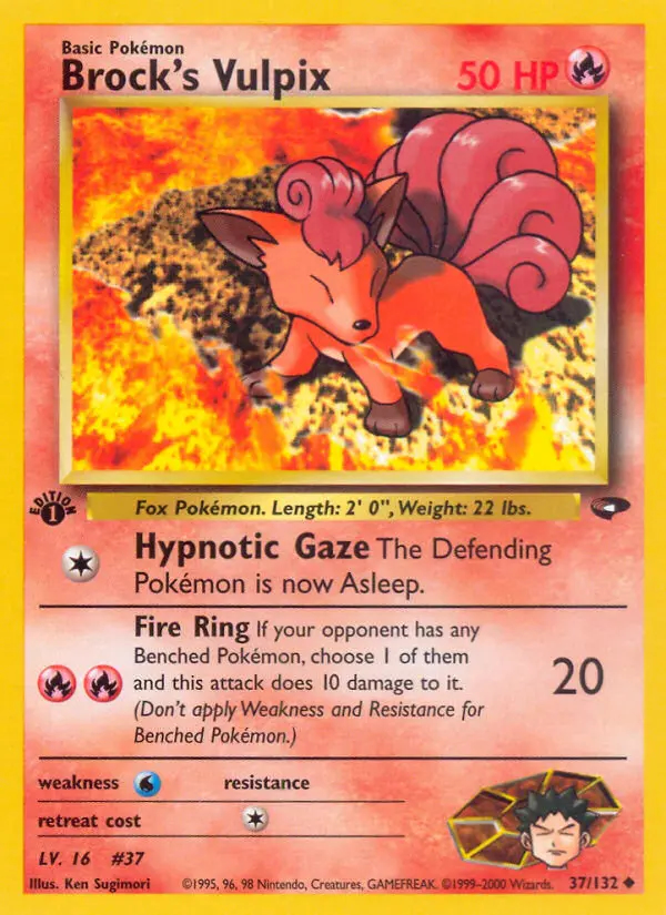 Image of the card Brock's Vulpix