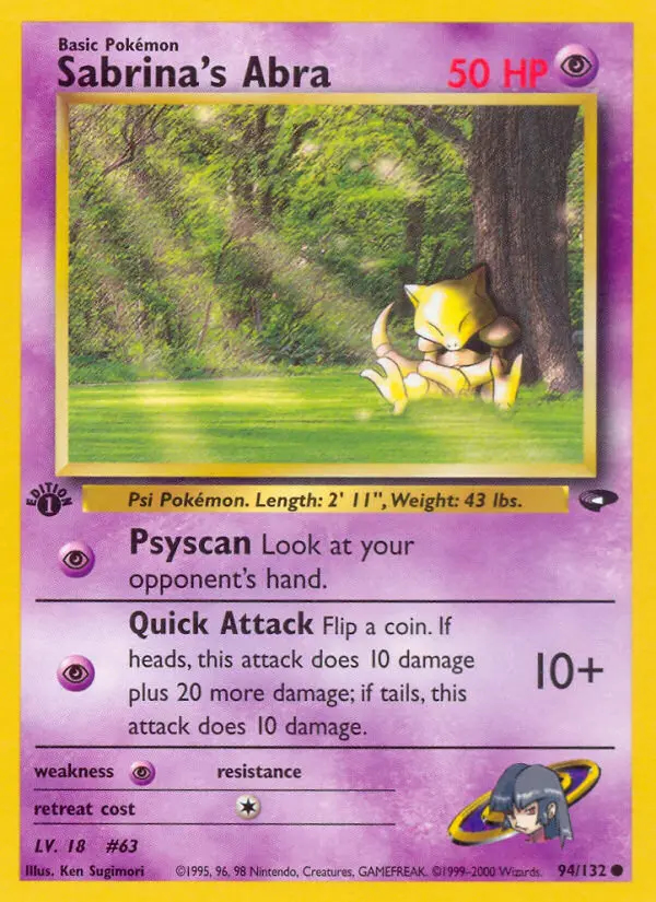 Image of the card Sabrina's Abra