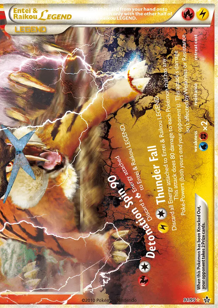 Image of the card Entei & Raikou LEGEND