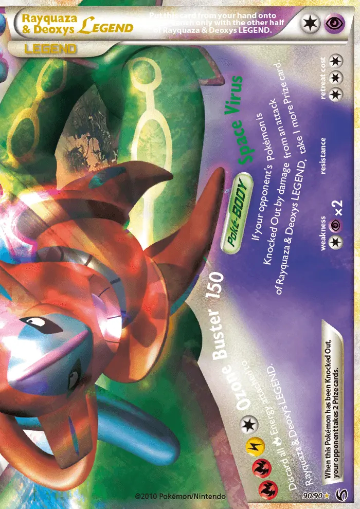 Image of the card Rayquaza & Deoxys LEGEND