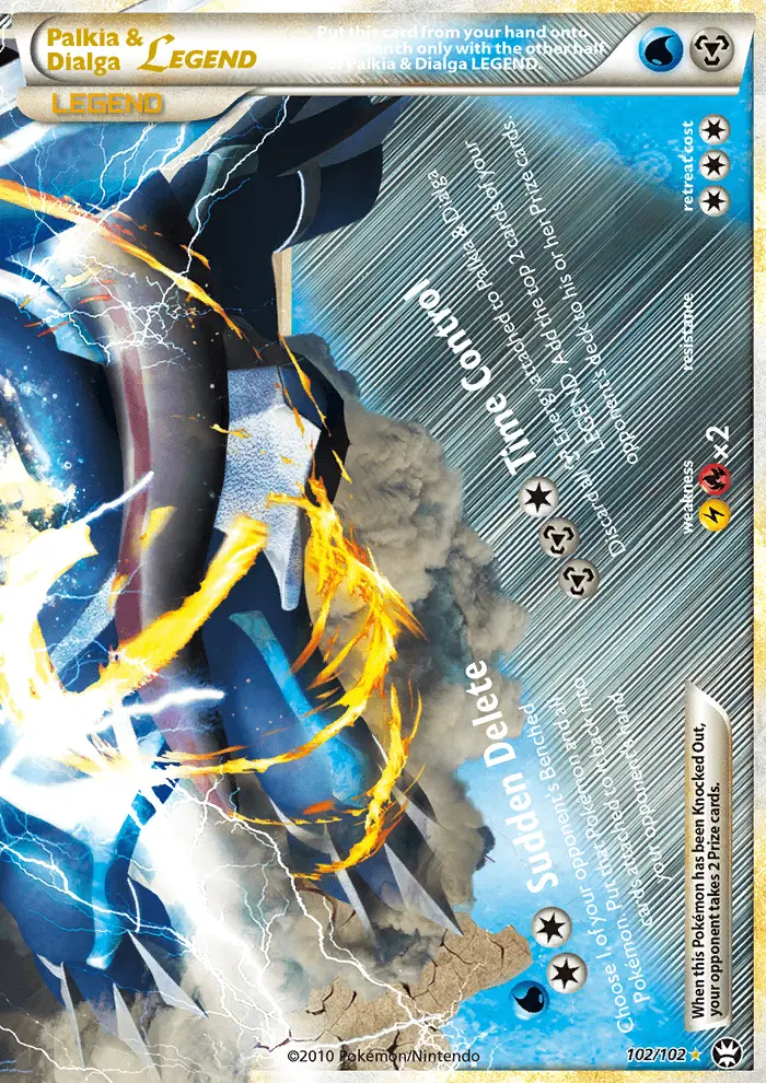 Image of the card Palkia & Dialga LEGEND