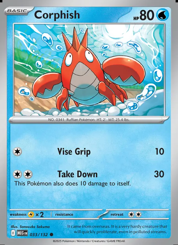 Image of the card Corphish