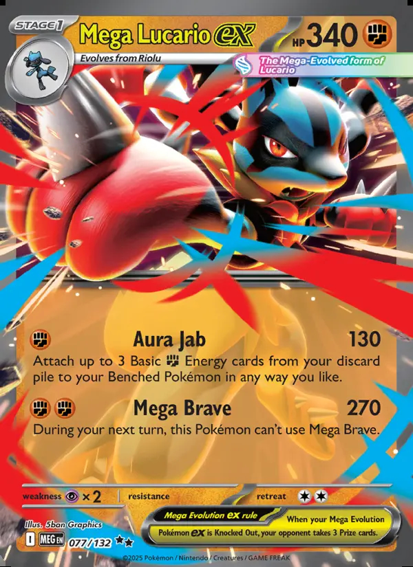 Image of the card Mega Lucario ex
