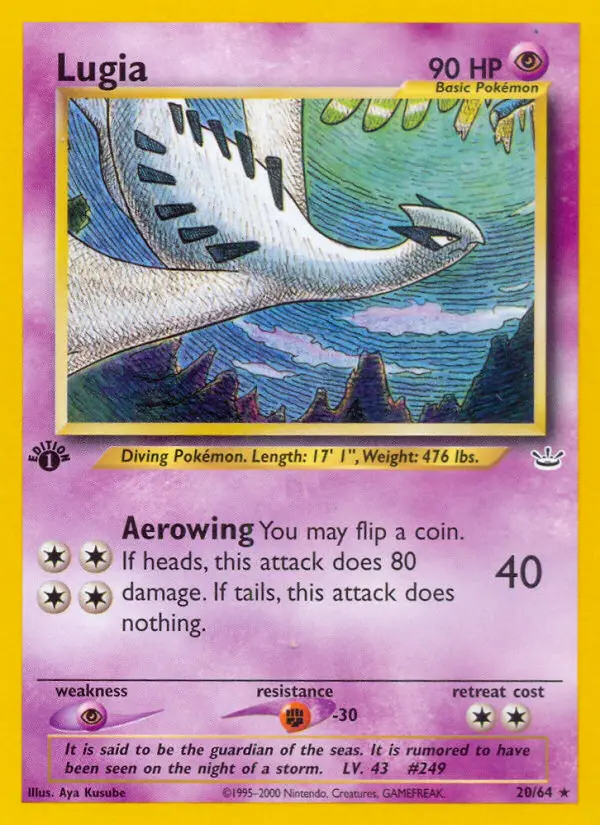 Image of the card Lugia