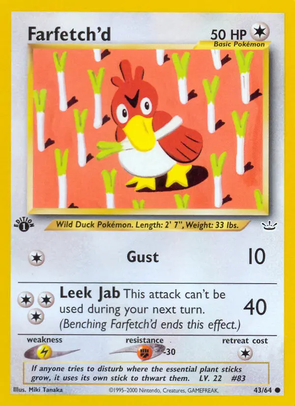 Image of the card Farfetch'd
