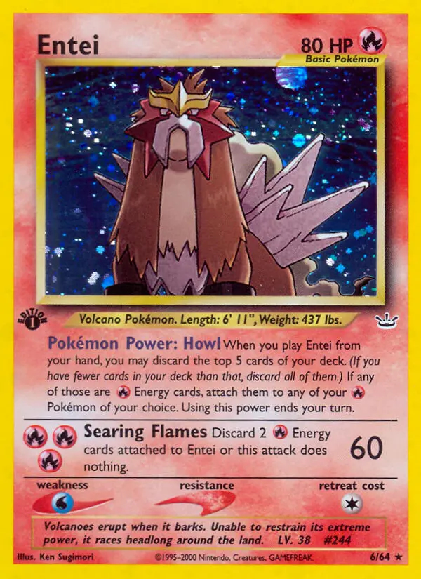 Image of the card Entei