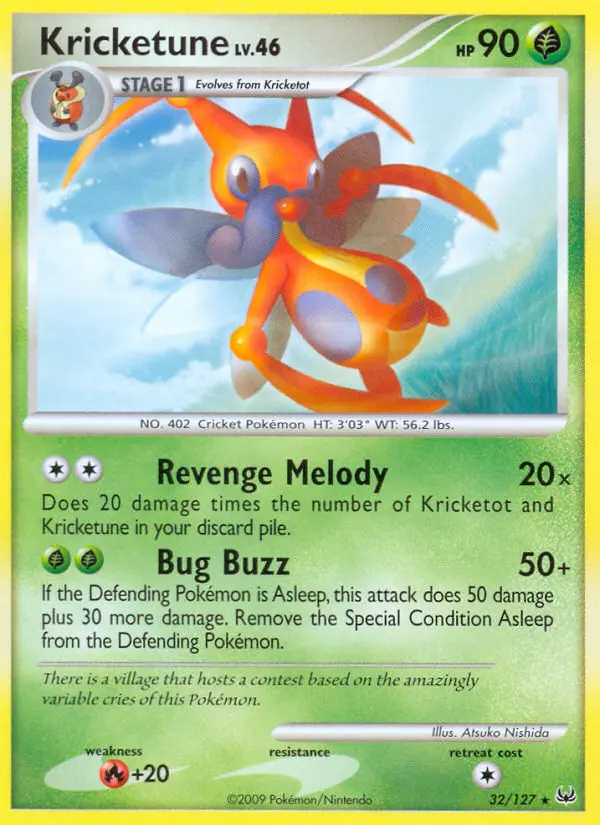 Image of the card Kricketune