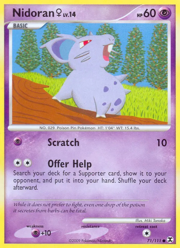 Image of the card Nidoran♀