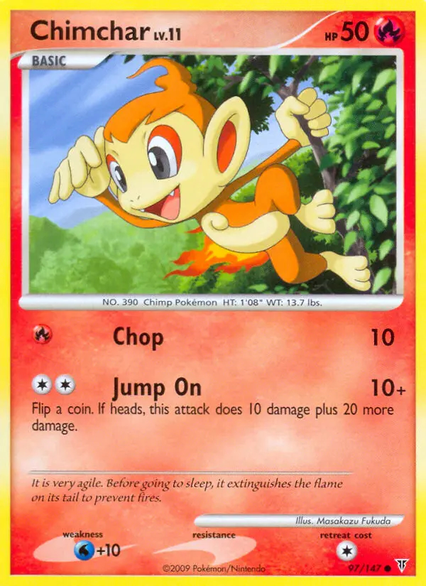 Image of the card Chimchar