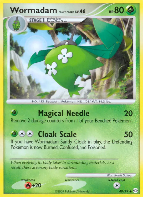 Image of the card Wormadam Plant Cloak