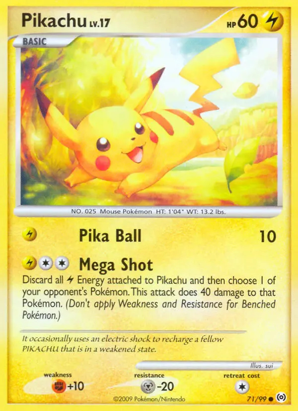 Image of the card Pikachu