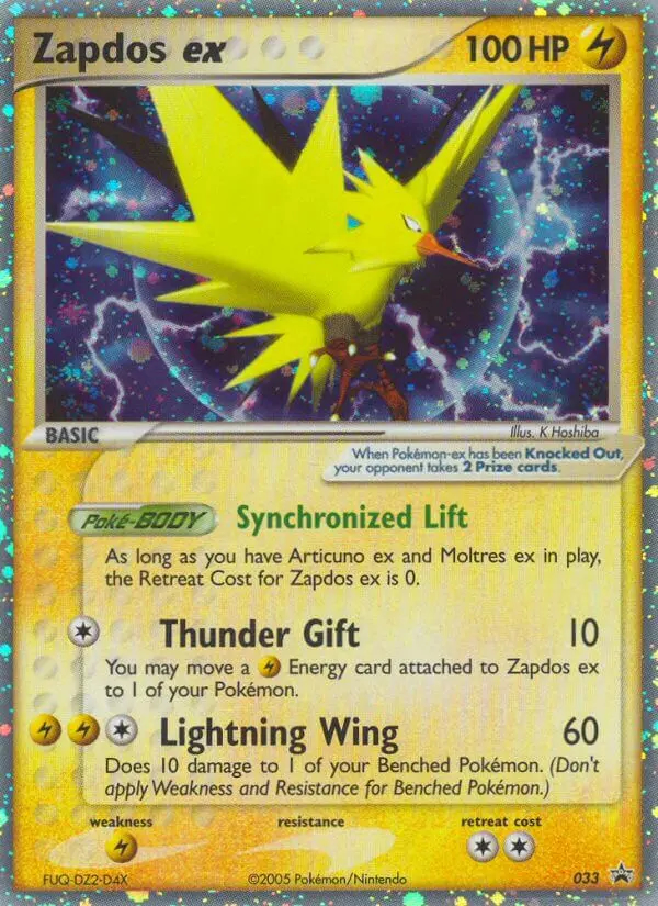 Image of the card Zapdos ex