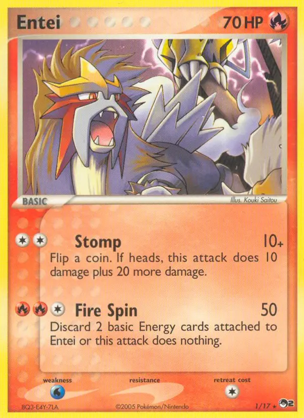 Image of the card Entei