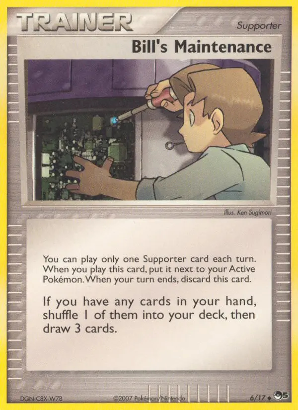 Image of the card Bill’s Maintenance