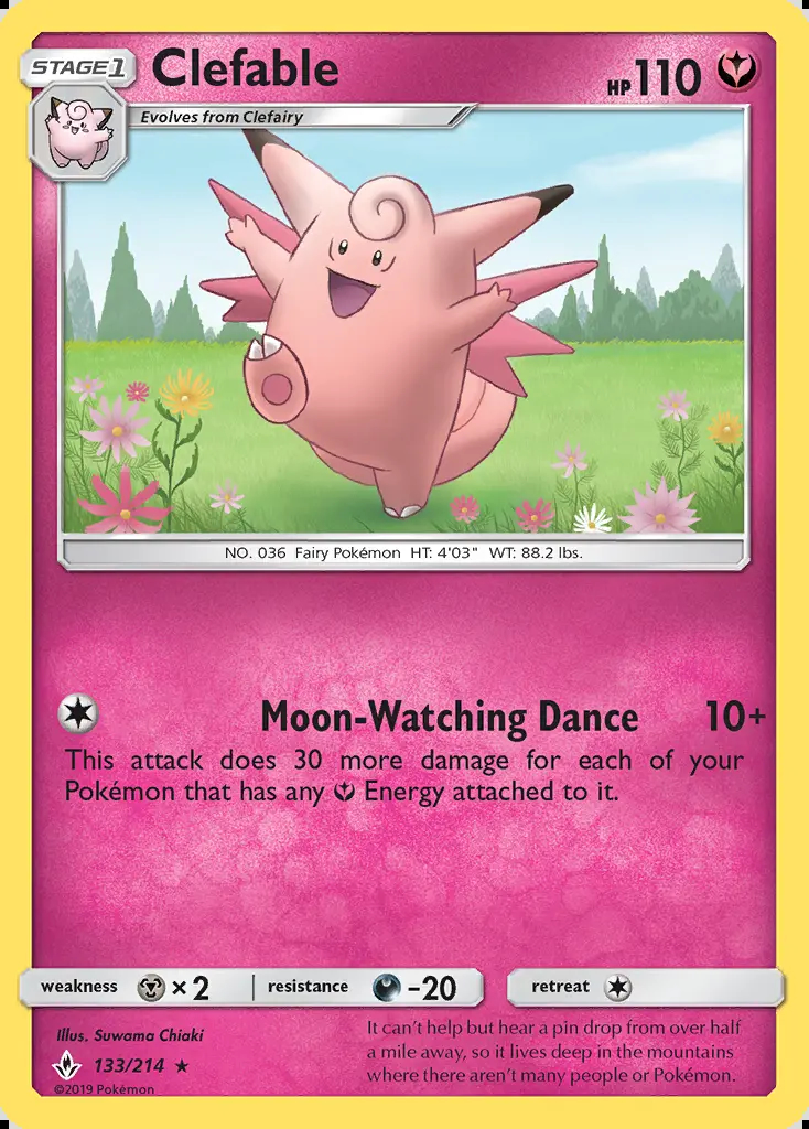 Image of the card Clefable