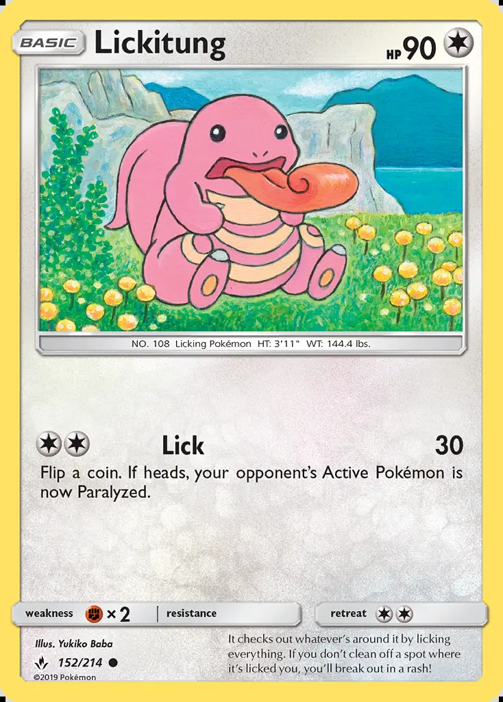 Image of the card Lickitung