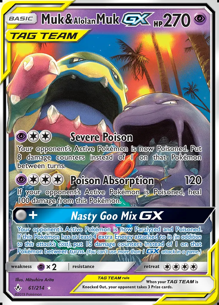 Image of the card Muk & Alolan Muk GX