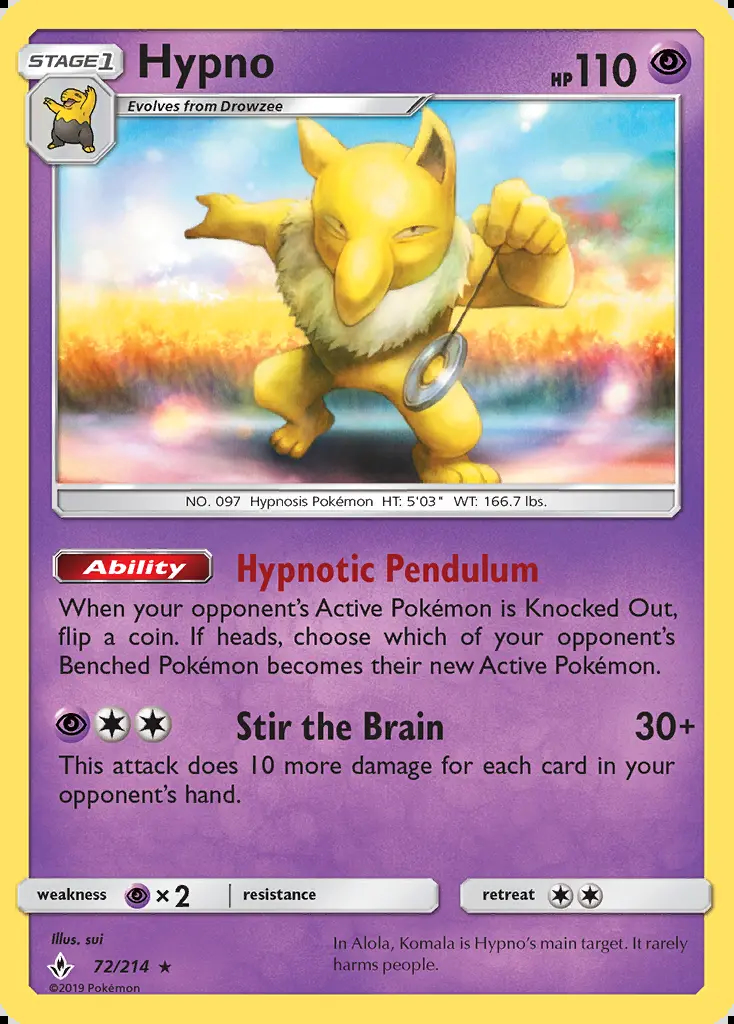 Image of the card Hypno