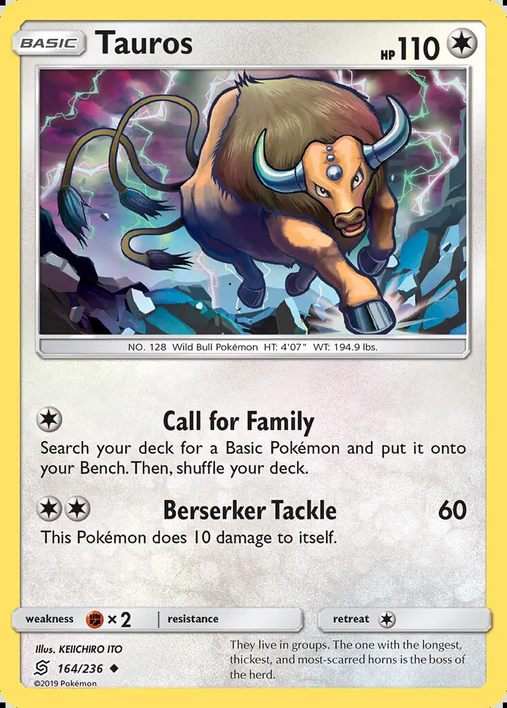 Image of the card Tauros